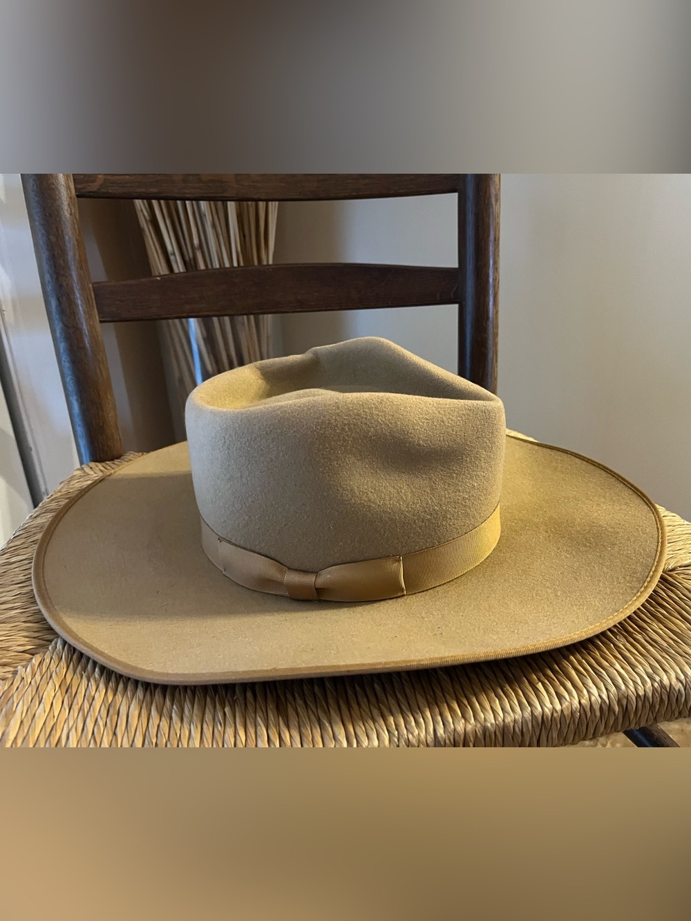 Lack of Color Tan Wool Rancher Fedora Hat Medium 57cm